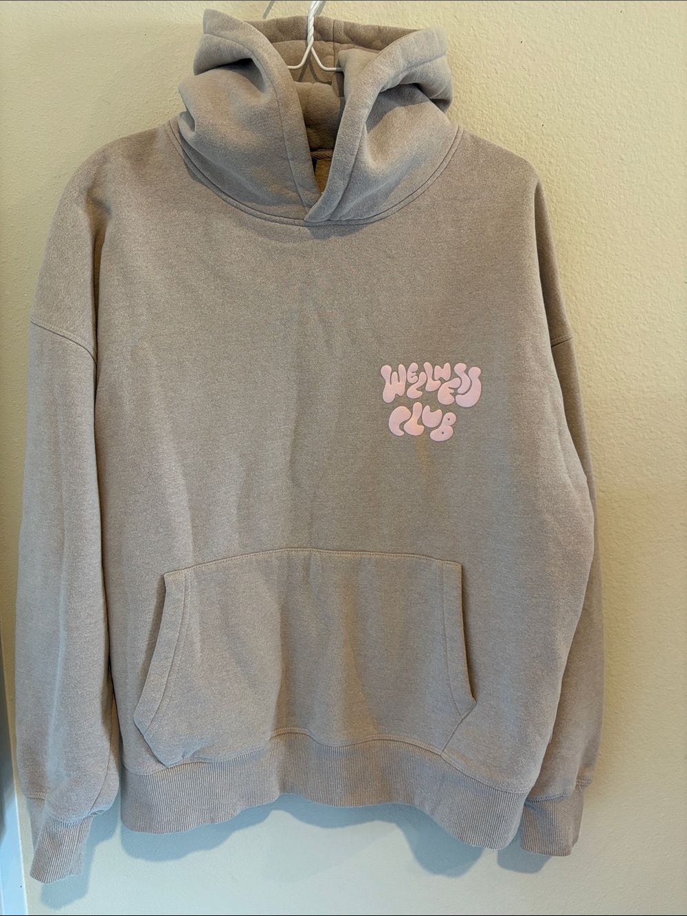 Cotton on sweatshirt with hood  Body health and wellness club